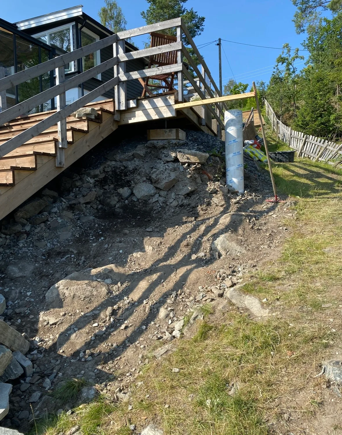 Oppussing av hus med fokus på grunnarbeid og terrengforhold